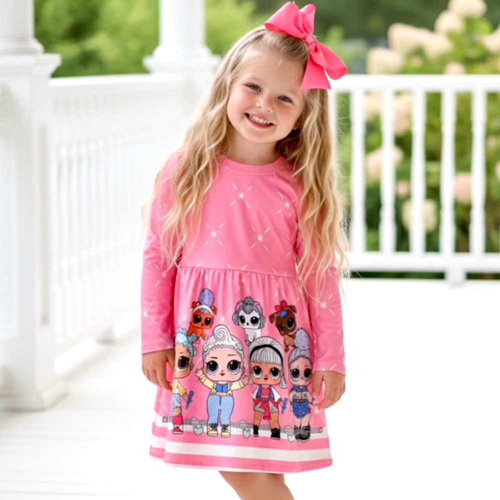 LOL Surprise Doll dress Girls birthday dress Sz 5 Gift for girl NWT